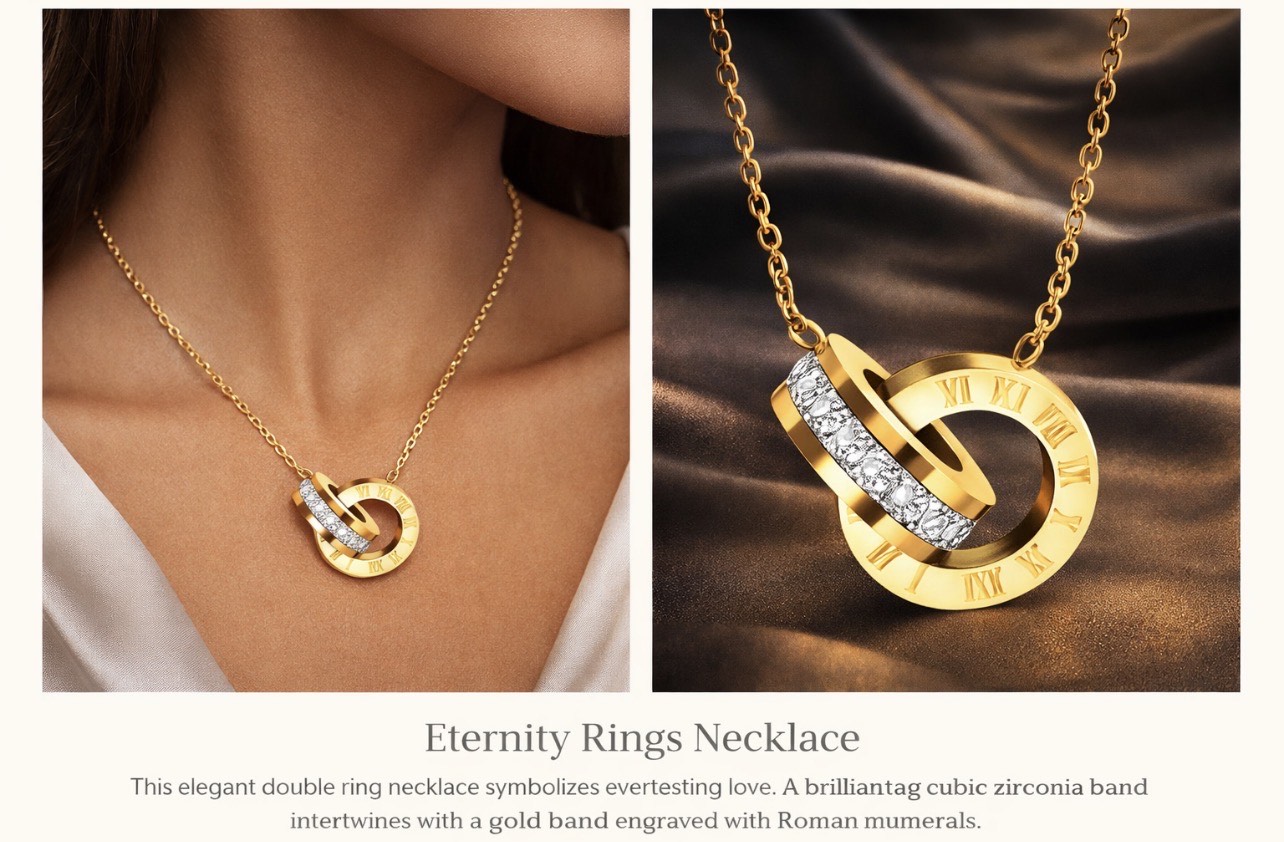 Eternity Rings Necklace